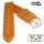 GEO-Straps Easy-Klick Old Military softweiches Rindleder Uhrenarmband hellbraun-WN 22 mm