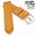 GEO-Straps Easy-Klick Old Military softweiches Rindleder Uhrenarmband hellbraun-SN 22 mm