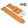 GEO-Straps Easy-Klick Old Military softweiches Rindleder Uhrenarmband hellbraun-SN 22 mm