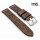 Old Finish Hirsch-Leder Uhrenarmband Modell Dakota-Hirsch mocca 18 mm