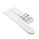 Easy-Klick Design metallic Leder Uhrenarmband Modell Glimmer silber 14 mm