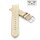 Easy-Klick Design metallic Leder Uhrenarmband Modell Glimmer gold 18 mm
