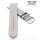 Easy-Klick Design metallic Leder Uhrenarmband Modell Glimmer titanium-grau 20 mm