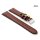 Fluco Easy-Klick Limited-Edition echt Krokodil Uhrenarmband Modell Burma cacao-braun 18 mm