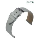 Eulit Kalb-Nappa Uhrenarmband Modell Nappa-Fashion hell-grau 16 mm