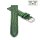 Feines Easy-Klick Eidechsen-Leder Uhrenarmband Modell Davos-71S NL grün 18 mm