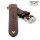 Rindleder Easy-Klick Uhrenarmband Modell Beluga-Pito XL-extralang mocca 20 mm