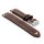 Rindleder Easy-Klick Uhrenarmband Modell Beluga-Pito XL-extralang mocca 20 mm