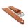 Rindleder Easy-Klick Uhrenarmband Modell Beluga-Pito XL-extralang cognac 24 mm