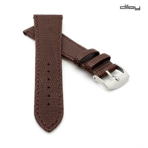 Diloy Eidechse Uhrenarmband Modell Kimberly mocca 20 mm