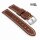 Old Finish Easy-Klick Kalbsleder Uhrenarmband Modell Dakota-Naht mocca 24 mm