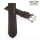 Echt Hirsch-Leder Easy-Klick Uhrenarmband Modell Hirsch-Chrono mocca 20 mm