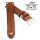 Fluco Easy-Klick Vintage Rindleder Uhrenarmband Modell Hunter cognac 22 mm Handarbeit