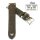 Fluco Easy-Klick Vintage Rindleder Uhrenarmband Modell Hunter-Racing khaki-grün 19/16 mm