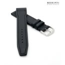 Rios1931 Kalbsleder Uhrenarmband Modell Scirocco schwarz...