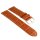 Feines Alligator Leder Uhrenarmband Modell Lausanne-NL cognac-TiT 15 mm