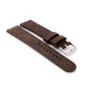 Echt Kamelleder Vintage Uhrenarmband Modell Kairo-XL braun-BN 22 mm