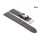 Fluco Easy-Klick Limited-Edition echt Krokodil Uhrenarmband Modell Burma dunkel-grau 20 mm