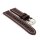 Soft-Sattelleder Uhrenarmband Modell Texano mocca 24 mm