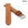 Herzog echt Strauß Uhrenarmband Modell Strauß-NL cognac-WN 19 mm