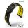 Barington Easy-Klick Rallye Uhrenarmband Modell Racing schwarz-gelb 20 mm