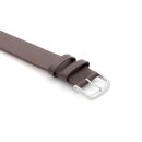 Feinstes Leder Durchzugs-Uhrenarmband Modell Luzern mocca 12 mm