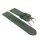 Easy-Klick Veloursleder Uhrenarmband Modell Colorado grün 22 mm