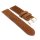 Easy-Klick Veloursleder Uhrenarmband Modell Colorado mocca 24 mm