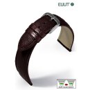 Eulit Easy-Klick Teju-Eidechse Uhrenarmband Modell Tango mocca 14 mm