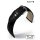 Eulit Easy-Klick Teju-Eidechse Uhrenband XL-Länge Modell Tango schwarz 20 mm