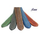Fluco Uhrenband Modell Amerika-XL mittel-braun 22 mm Handarbeit