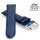 Fluco Easy-Klick Uhrenband Modell Amerika-NL blau 18 mm Handarbeit