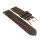Easy-Klick Vintage Antik-Rindleder Uhrenarmband Modell Aspirito tabak-braun 20 mm