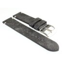 Easy-Klick Vintage Antik-Rindleder Uhrenarmband Modell Aspirito stone-grau 20 mm
