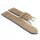 Easy-Klick Vintage Antik-Rindleder Uhrenarmband Modell Aspirito sahara-beige 20 mm