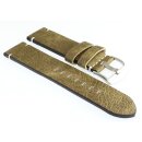 Easy-Klick Vintage Antik-Rindleder Uhrenarmband Modell Aspirito pistachio-grün 22 mm