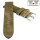 Easy-Klick Vintage Antik-Rindleder Uhrenarmband Modell Aspirito pistachio-grün 22 mm