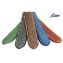Fluco Easy-Klick Uhrenband Modell Amerika-NL mittel-braun 22 mm Handarbeit