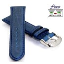 Fluco Easy-Klick Uhrenband Modell Amerika-NL blau 22 mm...