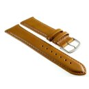 Feines englisches Bridle-Leder Easy-Klick Uhrenarmband Modell Cambridge cognac 20/18 mm