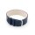 Feinstes Leder Durchzugs-Uhrenarmband Modell Luzern dunkel-blau 18 mm 