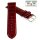 Feines Easy-Klick Alligator Leder Uhrenarmband Modell Genf-71S NL bordeaux-rot 20 mm