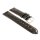 Feines Easy-Klick Alligator Leder Uhrenarmband Modell Genf-71S NL dunkel-braun 18 mm