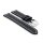 Kalbsleder Flieger Uhrenarmband Modell Belgrad schwarz-WN 24 mm