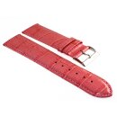 Feines Easy-Klick Alligator Leder Uhrenarmband Modell Genf-71S NL rose-rosa 22 mm