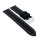 Easy-Klick Silikon Uhrenarmband Modell Reef schwarz-WN mit Seitenriegel 24 mm