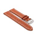 Alligator Uhrenarmband Modell Louisiana-NL cognac-WN 22 mm