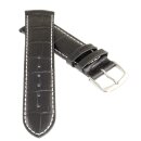 Alligator Rundanstoß Uhrenarmband Modell Rondo-WN...