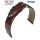 Barington Easy-Klick echt Straußbein Uhrenarmband goldbraun 20 mm, Handarbeit