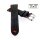 Easy-Klick Rindleder Uhrenarmband Modell Beluga-Pito-XS schwarz-rot 22 mm, Coke Farben